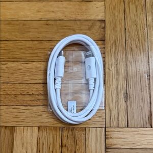 White Lightning to USB-C Cable with AT&T Logo
